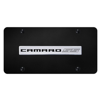 Autogold® - License Plate with 3D Chrome Camaro SS Logo