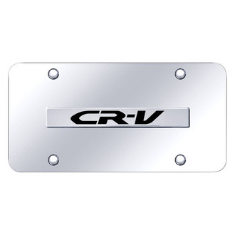 Autogold® - Chrome License Plate with 3D Chrome CR-V Logo