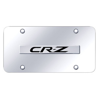 Autogold® - Chrome License Plate with 3D Chrome CRZ Logo