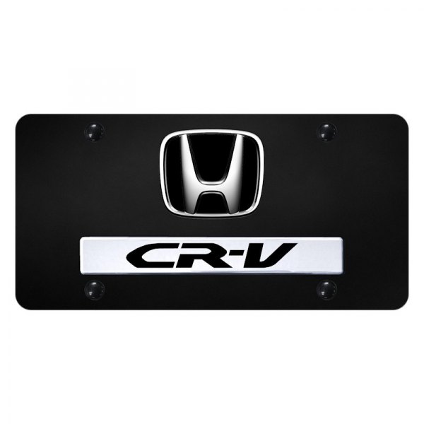 Autogold® - License Plate with 3D CR-V Logo and Honda Emblem