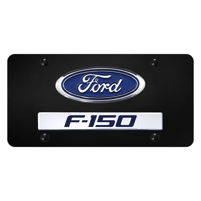IPick 3D Logo Stainless Steel License Plate – Ford F-150 Platinum Edition, Rust-Proof, Made In USA - View #2