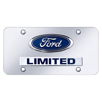 Autogold® - License Plate with 3D Logo and Emblem
