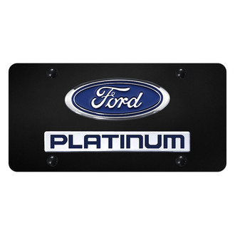 Autogold® - License Plate with 3D Logo and Emblem