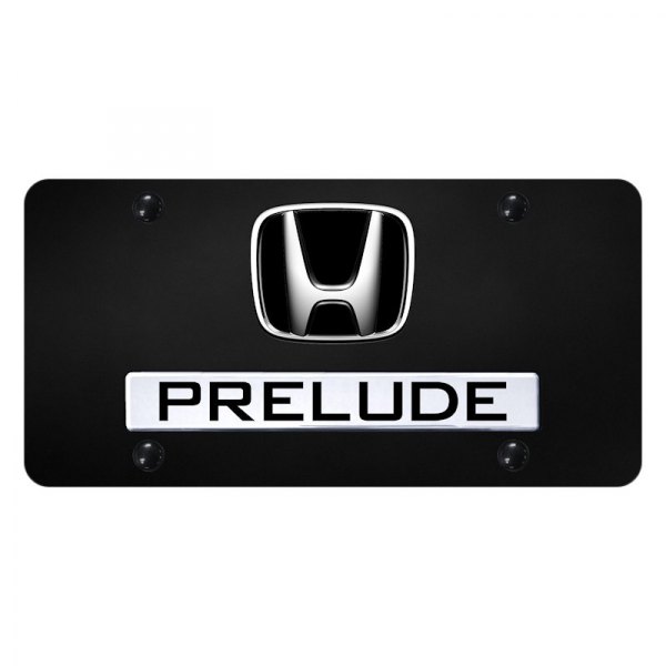 Autogold® - License Plate with 3D Prelude Logo and Honda Emblem