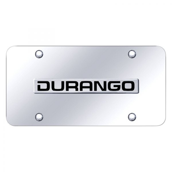 Autogold® - License Plate with 3D Durango Logo