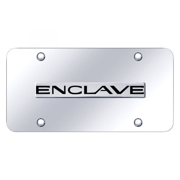 Autogold® - License Plate with 3D Enclave Logo