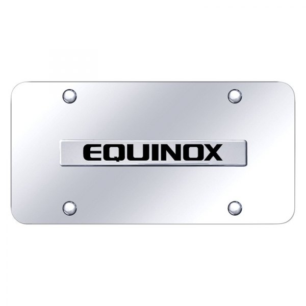 Autogold® - License Plate with 3D Equinox Logo