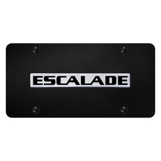 Autogold® - License Plate with 3D Chrome Escalade Logo