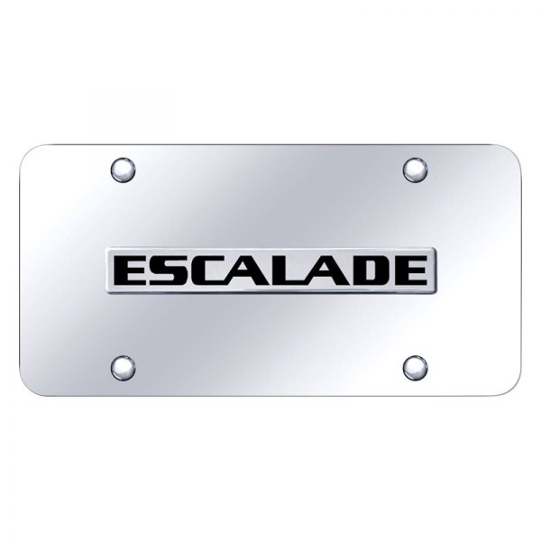 Autogold® - License Plate with 3D Escalade Logo