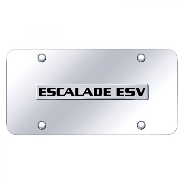 Autogold® - License Plate with 3D Escalade ESV Logo