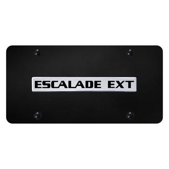 Autogold® - License Plate with 3D Chrome Escalade EXT Logo