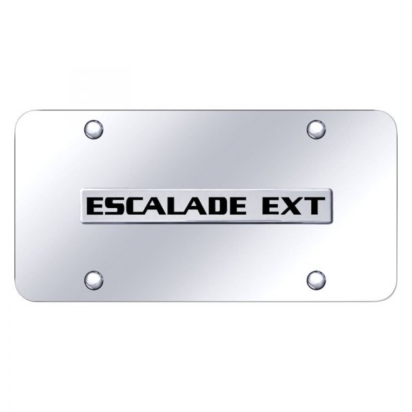 Autogold® - License Plate with 3D Escalade EXT Logo