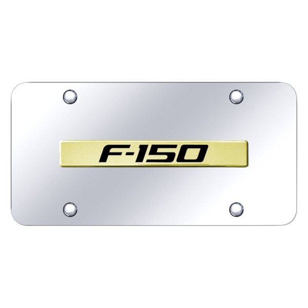 Autogold® - License Plate with 3D F-150 Logo