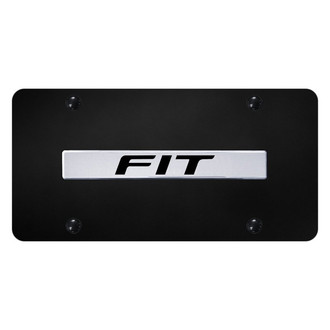 Autogold® - License Plate with 3D Chrome Fit Logo