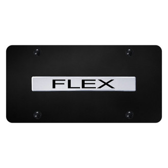 Autogold® - License Plate with 3D Chrome Flex Logo