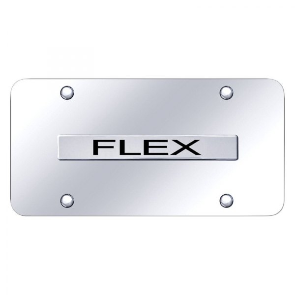 Autogold® - License Plate with 3D Flex Logo