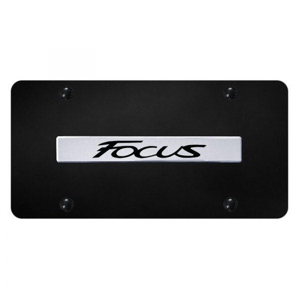 Autogold® - License Plate with 3D Focus Logo
