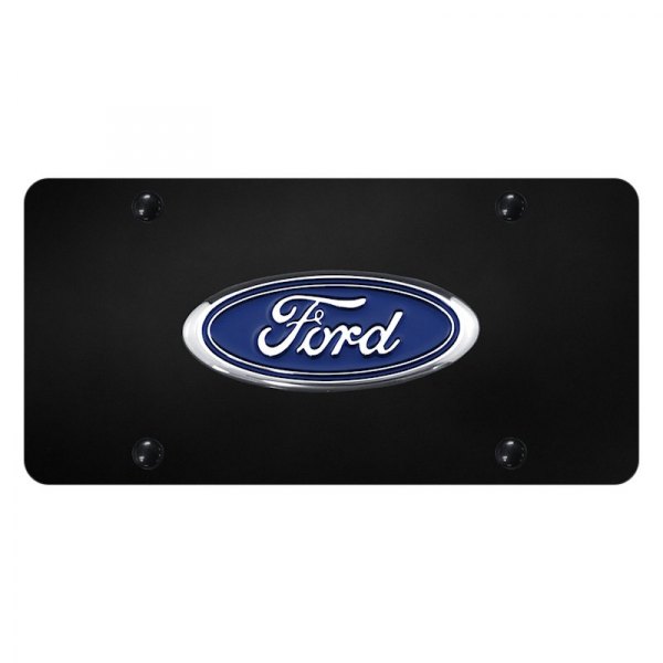 Autogold® - License Plate with 3D Ford Emblem