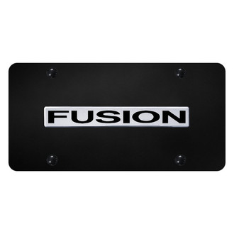 Autogold® - License Plate with 3D Chrome Fusion Logo