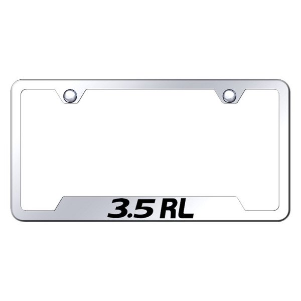Autogold® - License Plate Frame with Laser Etched 3.5 RL Logo and Cut-Out