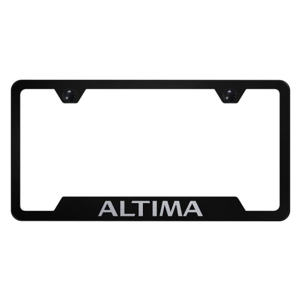 Autogold® - License Plate Frame with Laser Etched Altima Logo and Cut-Out