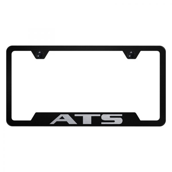 Autogold® - License Plate Frame with Laser Etched ATS Logo and Cut-Out