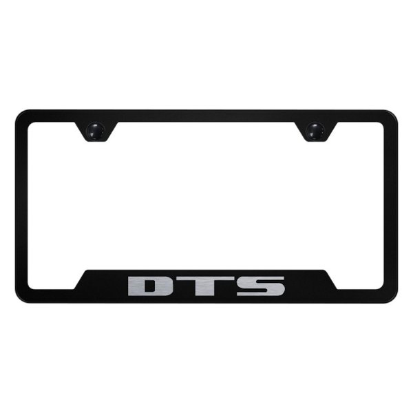 Autogold® - License Plate Frame with Laser Etched DTS Logo and Cut-Out