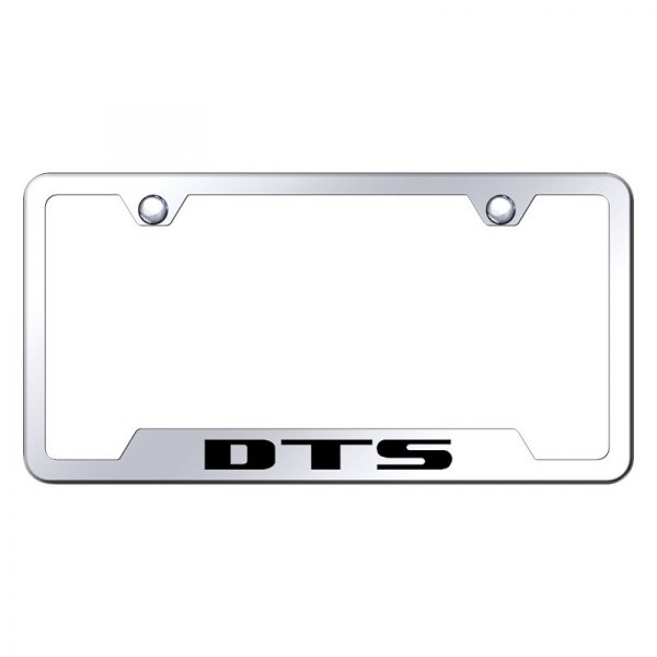 Autogold® - License Plate Frame with Laser Etched DTS Logo and Cut-Out