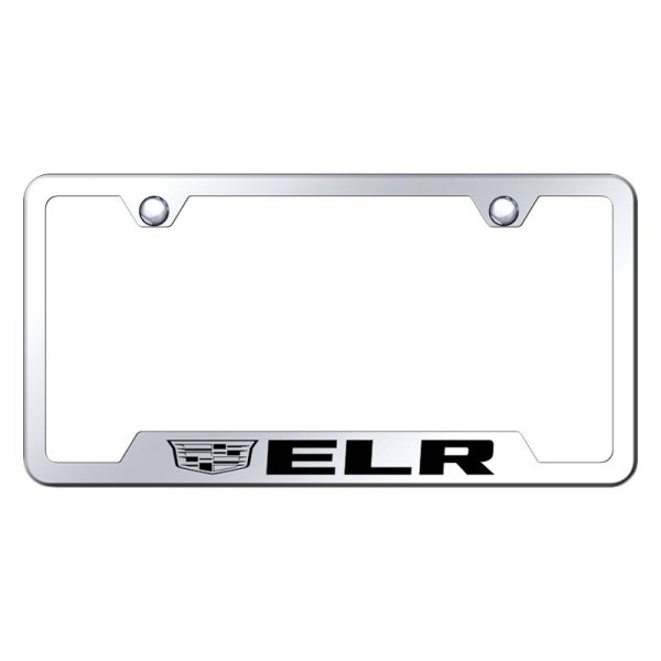 Autogold® - License Plate Frame with Laser Etched ELR New Logo and Cut-Out