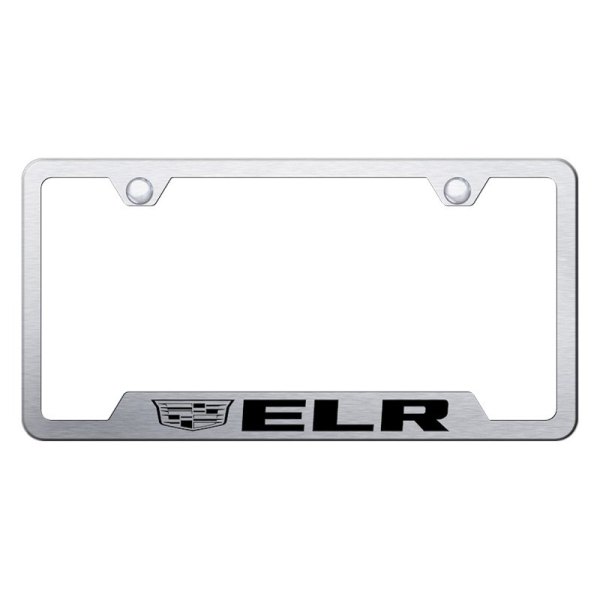 Autogold® - License Plate Frame with Laser Etched ELR New Logo and Cut-Out