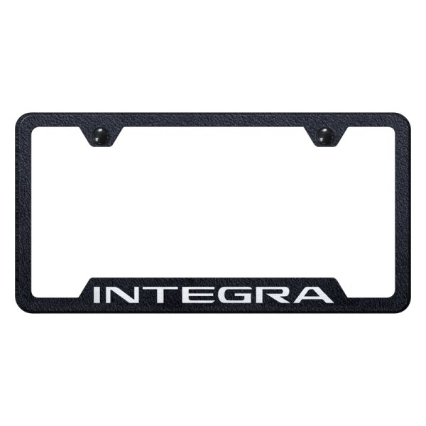 Autogold® - License Plate Frame with Laser Etched Integra and Cut-Out