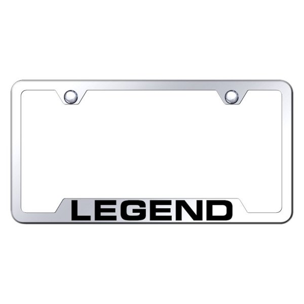 Autogold® - License Plate Frame with Laser Etched Legend Logo and Cut-Out