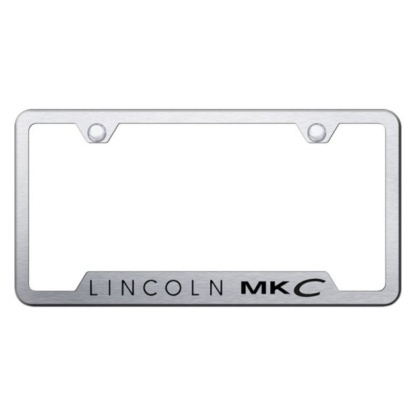 Autogold® - License Plate Frame with Laser Etched MKC Logo and Cut-Out
