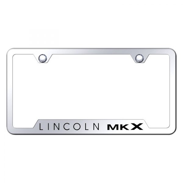 Autogold® - License Plate Frame with Laser Etched MKX Logo and Cut-Out