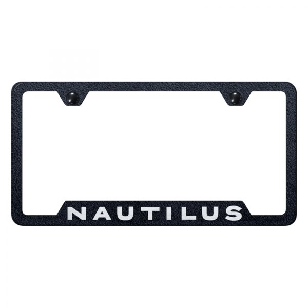 Autogold® - License Plate Frame with Laser Etched Nautilus Logo and Cut-Out