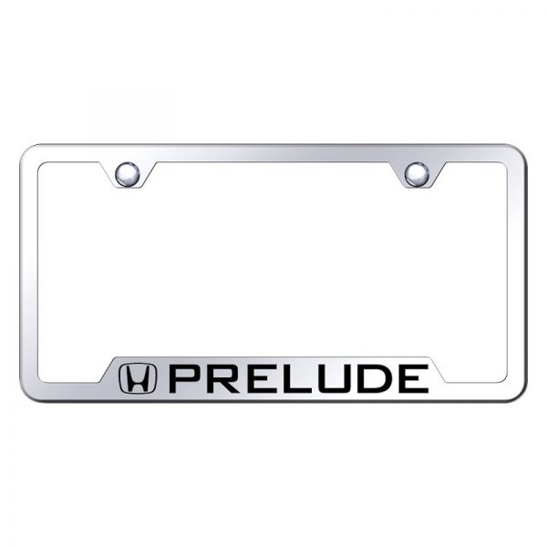 Autogold® - License Plate Frame with Laser Etched Prelude Logo and Cut-Out
