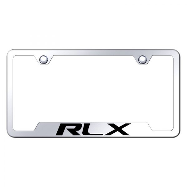Autogold® - License Plate Frame with Laser Etched RLX Logo and Cut-Out