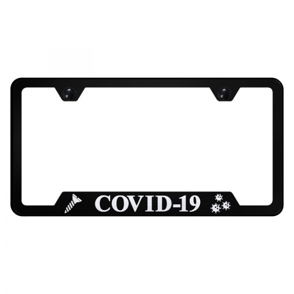 Autogold® - License Plate Frame with Laser Etched Screw Logo and Cut-Out