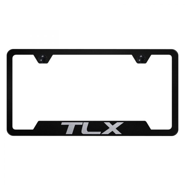 Autogold® - License Plate Frame with Laser Etched TLX Logo and Cut-Out