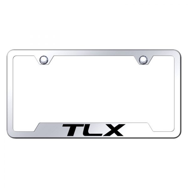 Autogold® - License Plate Frame with Laser Etched TLX Logo and Cut-Out