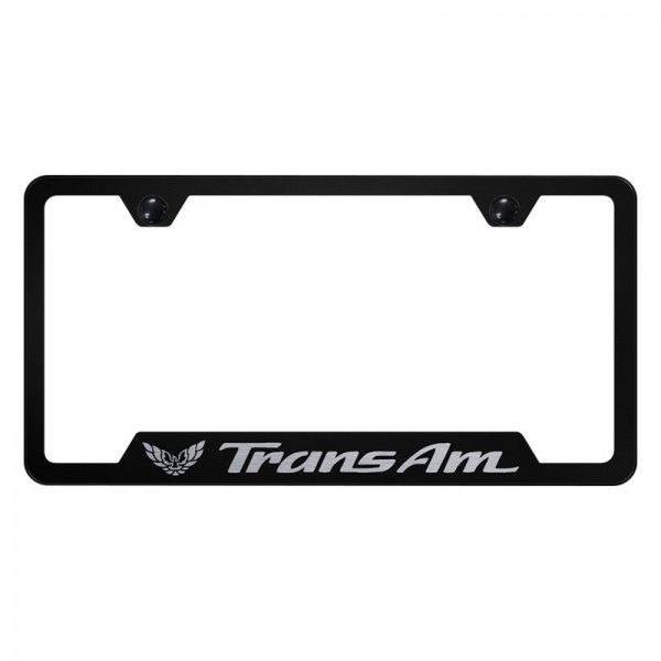 Autogold® - License Plate Frame with Laser Etched Trans Am Logo and Cut-Out