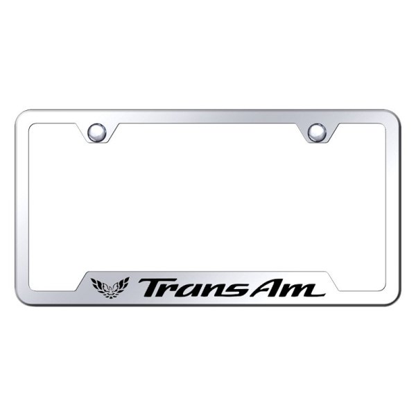 Autogold® - License Plate Frame with Laser Etched Trans Am Logo and Cut-Out
