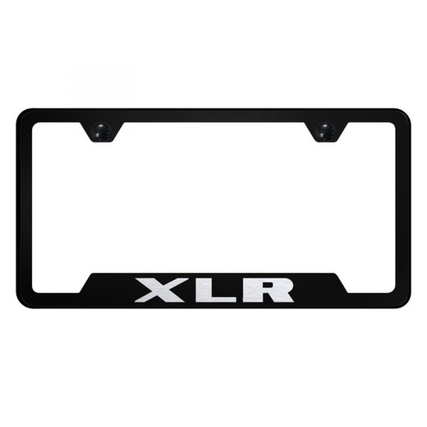 Autogold® - License Plate Frame with Laser Etched XLR Logo and Cut-Out