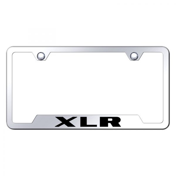 Autogold® - License Plate Frame with Laser Etched XLR Logo and Cut-Out