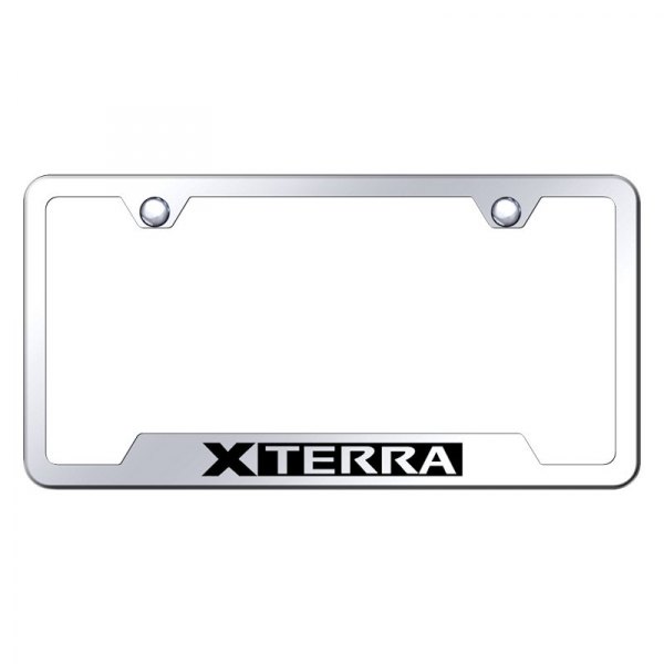 Autogold® - License Plate Frame with Laser Etched Xterra Logo and Cut-Out