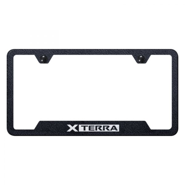 Autogold® - License Plate Frame with Laser Etched Xterra Logo and Cut-Out