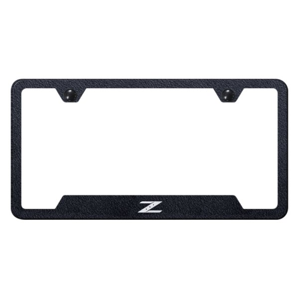 Autogold® - License Plate Frame with Laser Etched Z Logo and Cut-Out