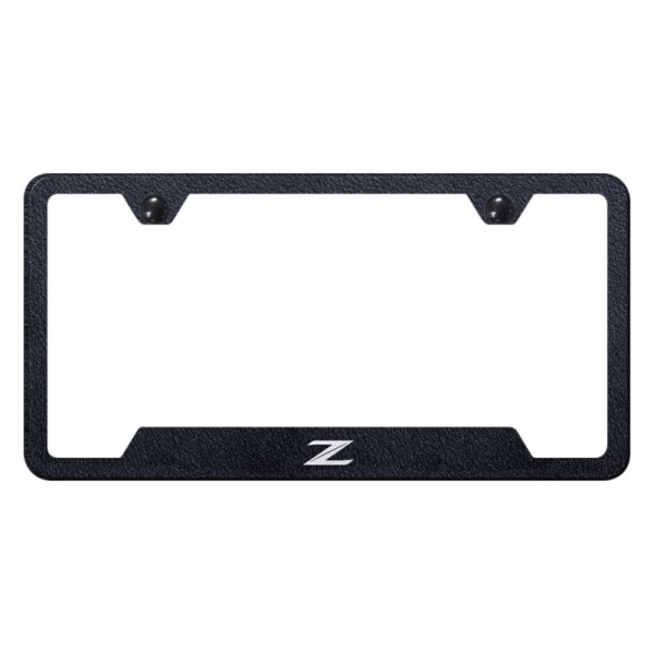 Autogold® - License Plate Frame with Laser Etched Z New Logo and Cut-Out