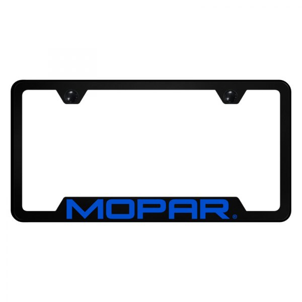 Autogold® - UV Printed License Plate Frame with Notched Mopar Logo