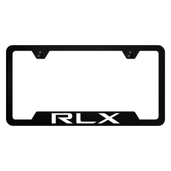 Autogold® - UV Printed License Plate Frame with Notched RLX Logo